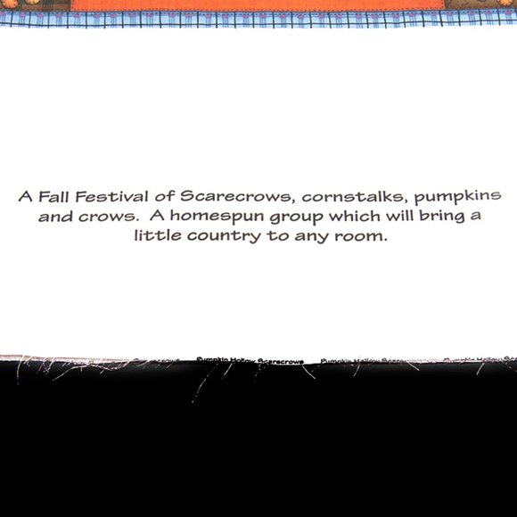 ‘Pumpkin Hollow’ Wall Quilt Panel VIP Fabrics - Picture 5 of 7